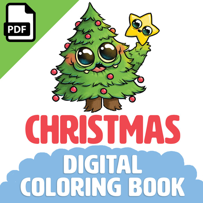 Christmas Digital Coloring Book