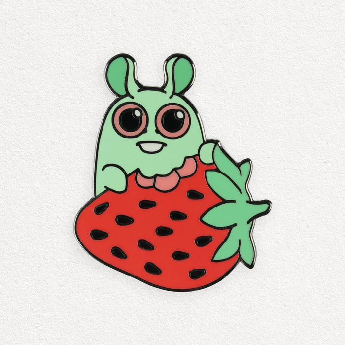 Strawberry Bunny Pin